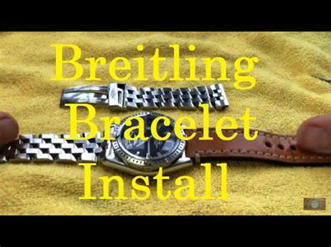 how to change breitling watch band.